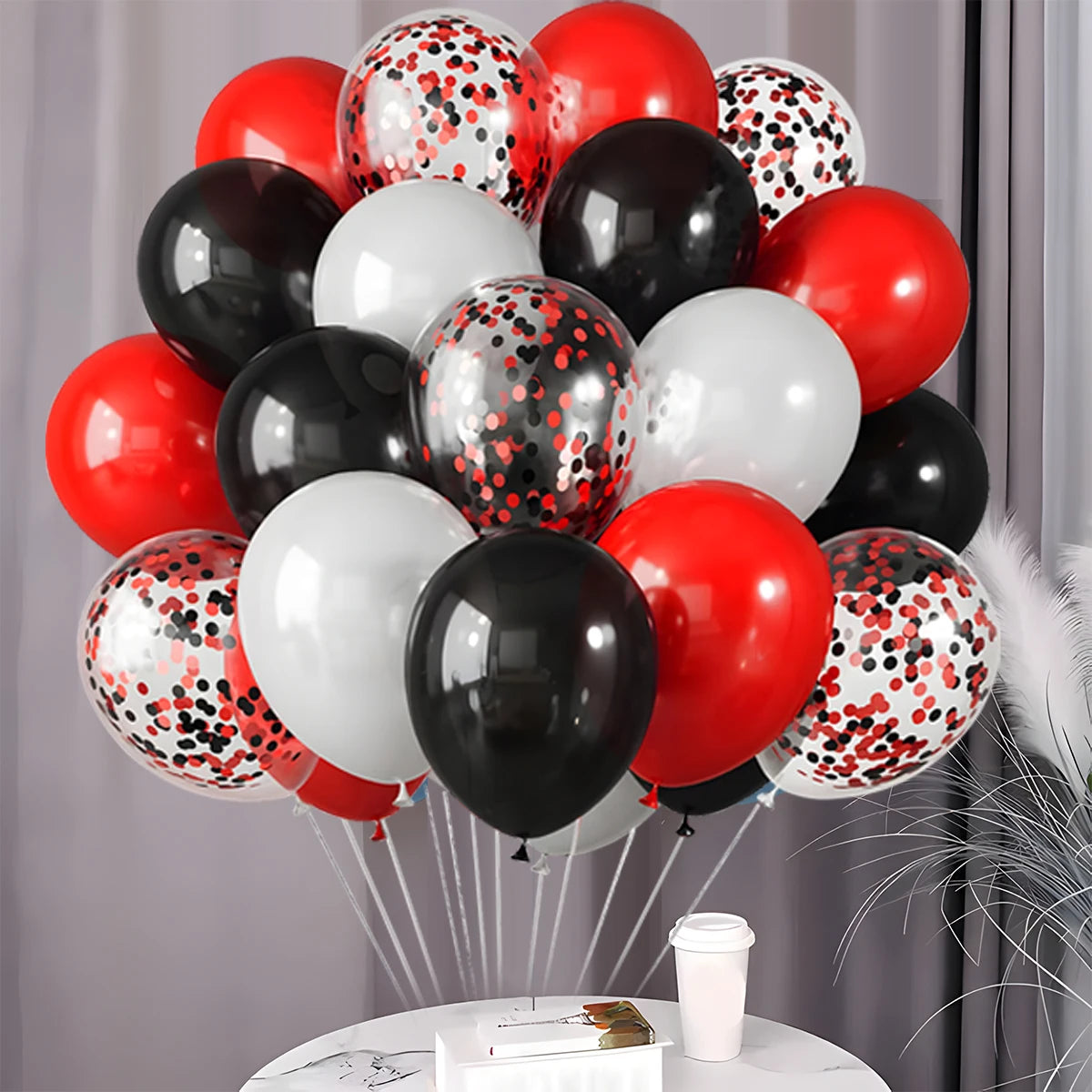31/36/37/51/101Pcs Metallic Balloons Pearl Latex Balloon Gold Confetti Balloons for Birthday Weddings Baby Shower Party Decor