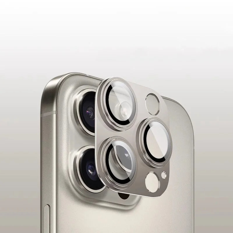 Metal Camera Protector For iPhone 16 Pro Max Alloy Case Lens Protective Glass For iPhone 16Pro Back Lens Cap
