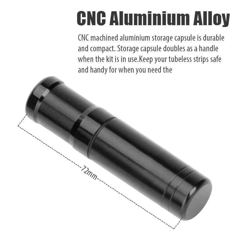 Bicycle Tire Puncture Repair Tool Kit Mini Bike Tubeless Tire Repair Tools MTB Tyre Repairing Rubber Strips Cycling Accessories
