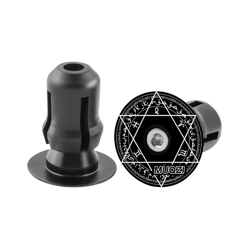 MUQZI Handlebar End Plugs MTB Road BMX Folding Bike Handle Bar End Cap Aluminum Alloy Handlebar Grip Cover Bicycle Accessories
