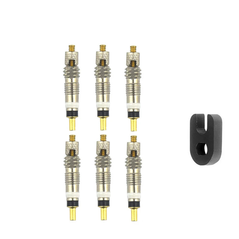 Bicycle Removable Presta Valve Core Bike Replacement Brass Tubeless Core Remover Tool for Tubeless for Road MTB Bike