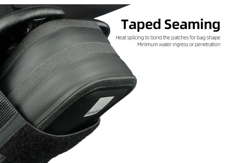 Bicycle Saddle Bag Rain Proof Rear Seat Tube Pannier Reflective Cycling Storage Tail Pouch Rear Dry Pack 0.5L Capacity