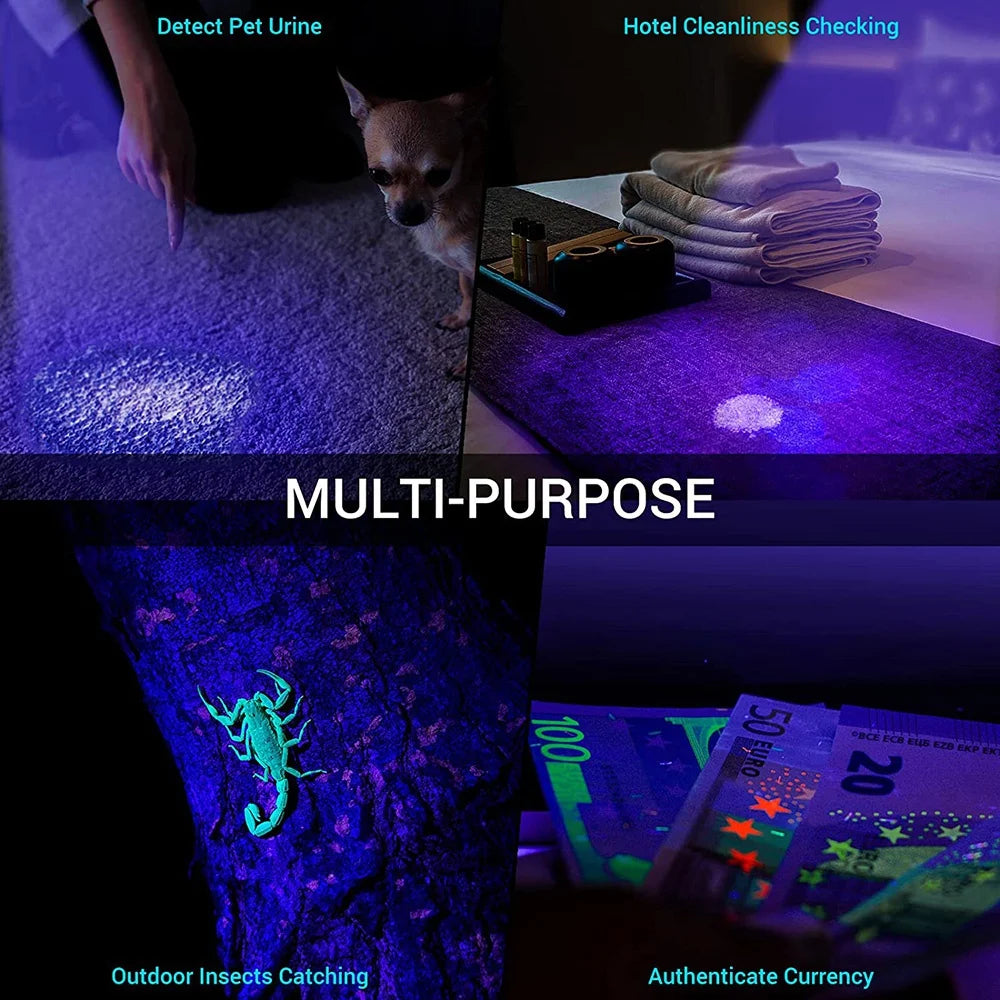 Mini Keychain Lamp Keychain Pocket Torch USB Rechargeable LED Light Flashlight Lamp Waterproof Keychain Light 1PC