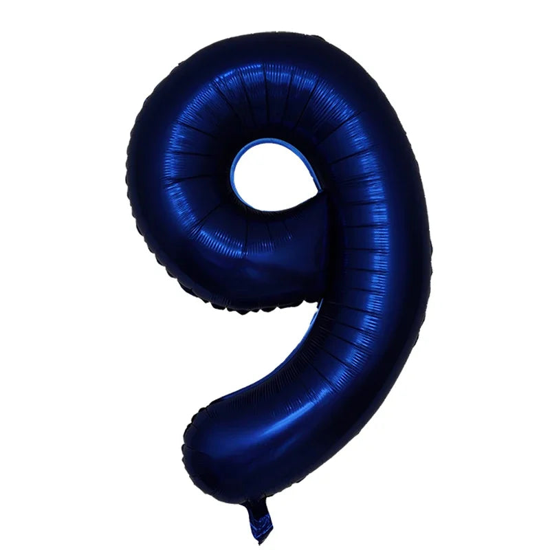 40inch Navy Blue Number Balloon Digital 0 To 9 Helium Balloons Birthday Party Decoration Inflatble Air Ballon Wedding Supplies