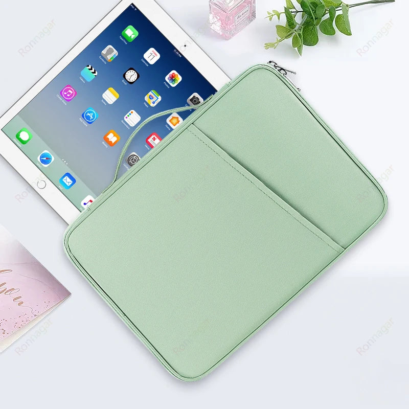 Tablet Sleeve Bag Samsung Galaxy Tab S9 S10 Plus 2024/S8/S7 11" S9+/S8 +/S7+FE 12.4''A9/A8/S7/A7/S6Lite 10.4 Pockets Pouch Funda