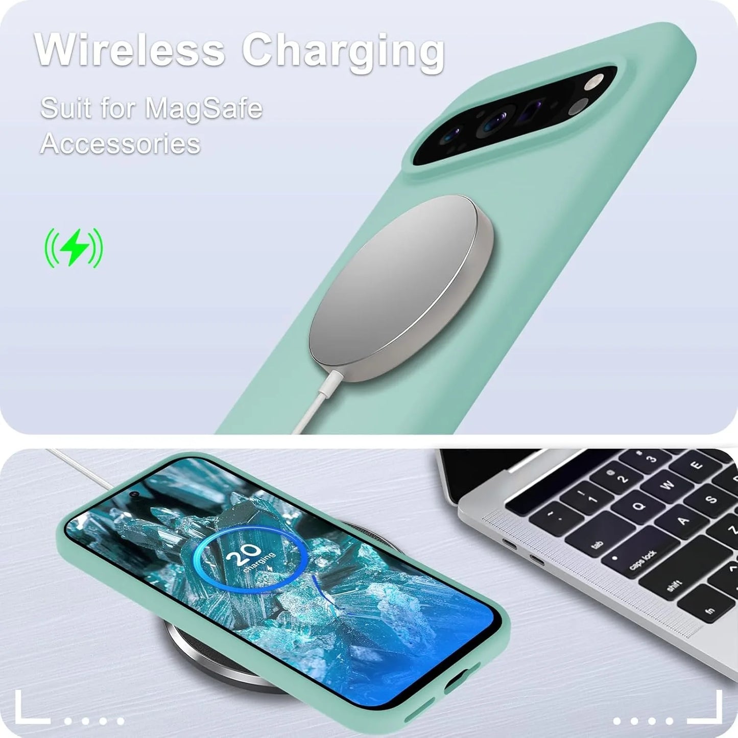 Fashion Liquid Silicone Case for Google Pixel 9 Pro XL 8A 7A 6A 5A Soft Skin Feeling TPU Cover for Google 6 7 8 9 Pro 8Pro 7Pro