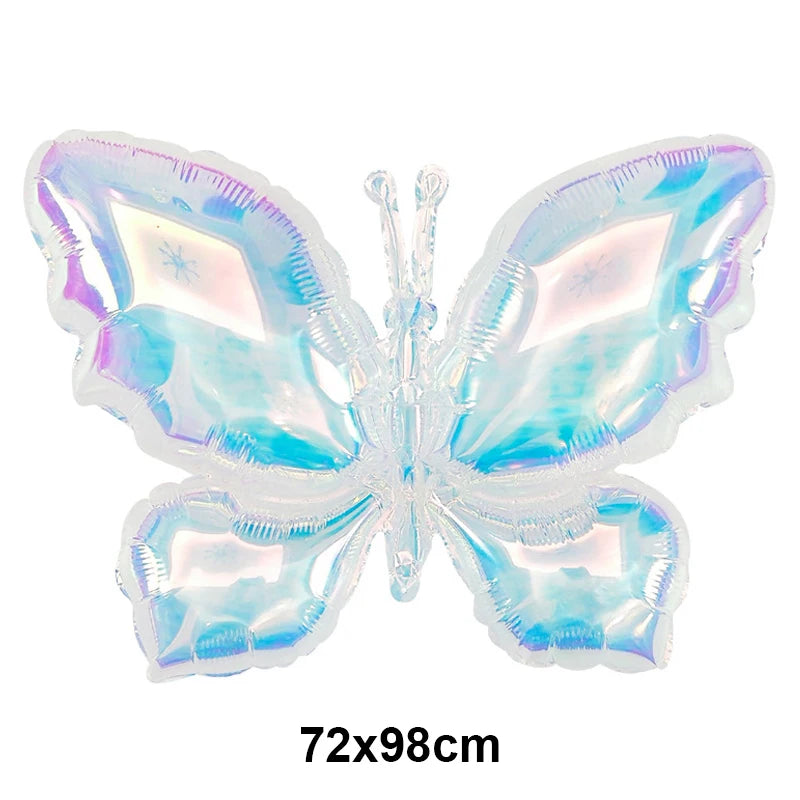 Large Butterfly Aluminum Foil Balloons Butterfly Helium Air Globos Birthday Party Decorations Baby Shower Kids Toy Photo Props