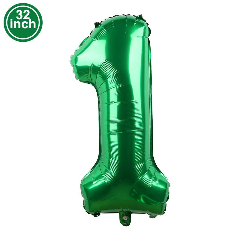 Multi Color Large Numbers 6 Balloon 32Inch 1 2 3 4 5 6 7 8 9 Birthday Ball Red Digit Bachelorette Balloons Figure Golob Balloons