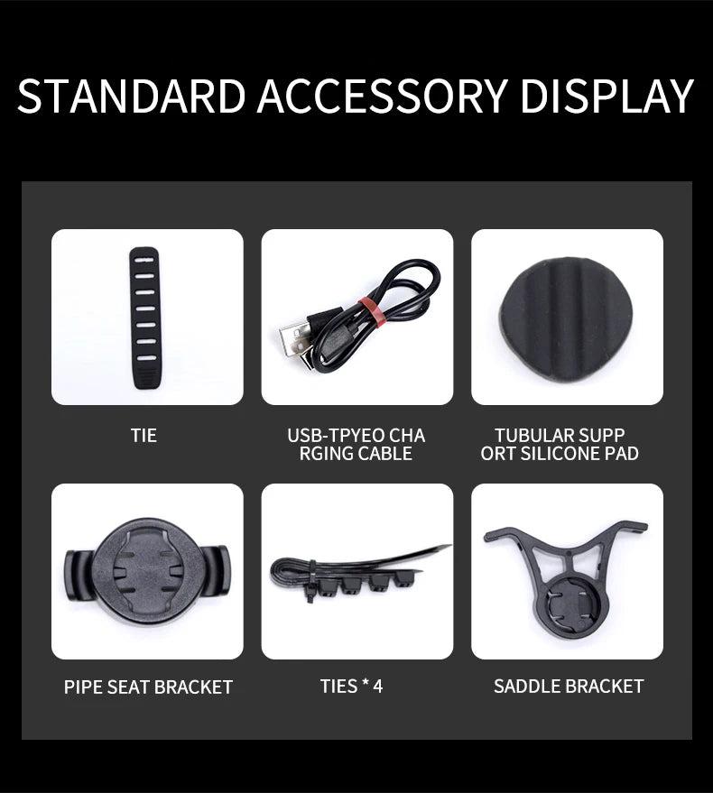 OFFBONDAGE Smart Bicycle Brake Light IPx6 Taillight Type-C Bike Tail Rear Light Auto Stop LED Riding Warning Cycling Light