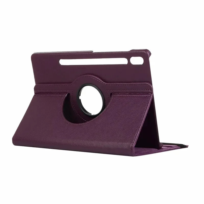 Case For Samsung Galaxy Tab A9 Plus S9 S8 S7 FE Plus 12.4 SM X210 X710 X716 X718 X810 X700 X800 360 Rotating Flip Stand Cover