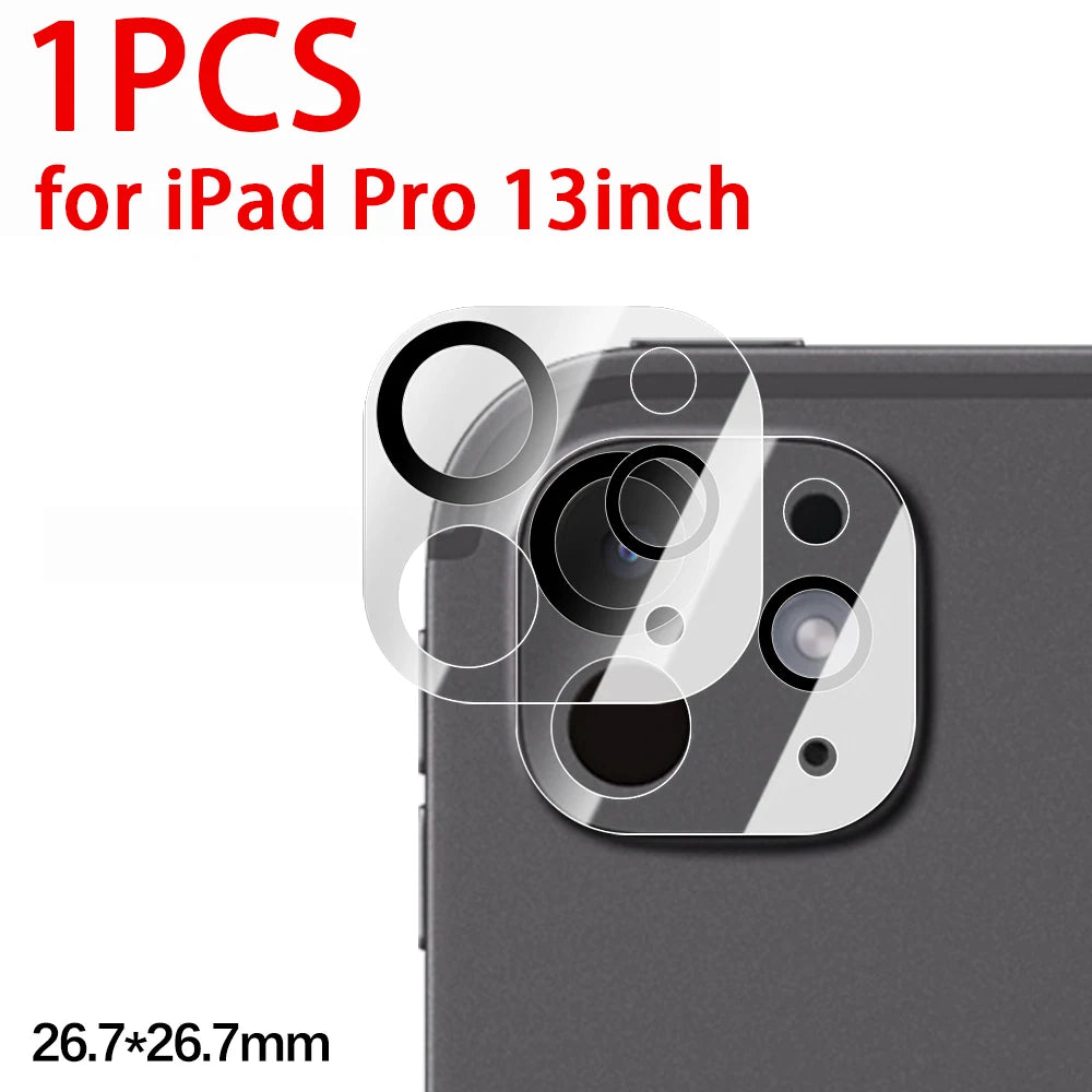 5-1PCS Tempered Glass Lens Films for Apple IPad Pro 2024 11 13 Inch HD Clear Anti-scratch Tempered Camera Screen Protectors
