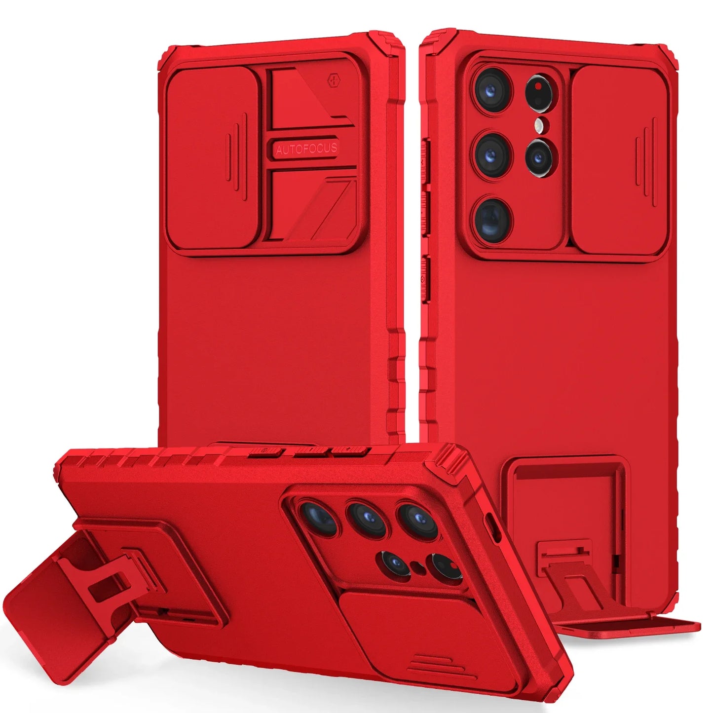 For Samsung S25 Ultra S24 S23 FE S22 S21 A56 A36 A16 A55 A35 A15 A14 A54 A34 Armor Case for Samsung Galaxy S24 Ultra Plus Cases