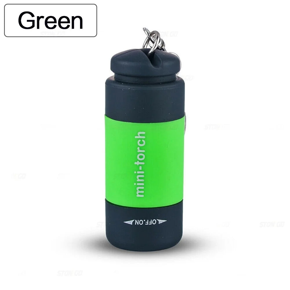 Mini Keychain Lamp Keychain Pocket Torch USB Rechargeable LED Light Flashlight Lamp Waterproof Keychain Light 1PC