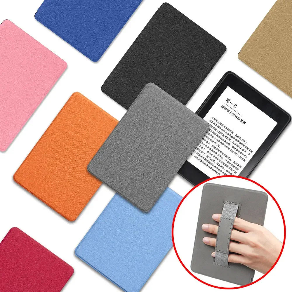 For Kindle 11th Generation 2024 Case 6'' with Hand Strap Kindle 6 inch Case Ebook C2V2L3 Auto Wake Sleep Cover PU Leather Funda