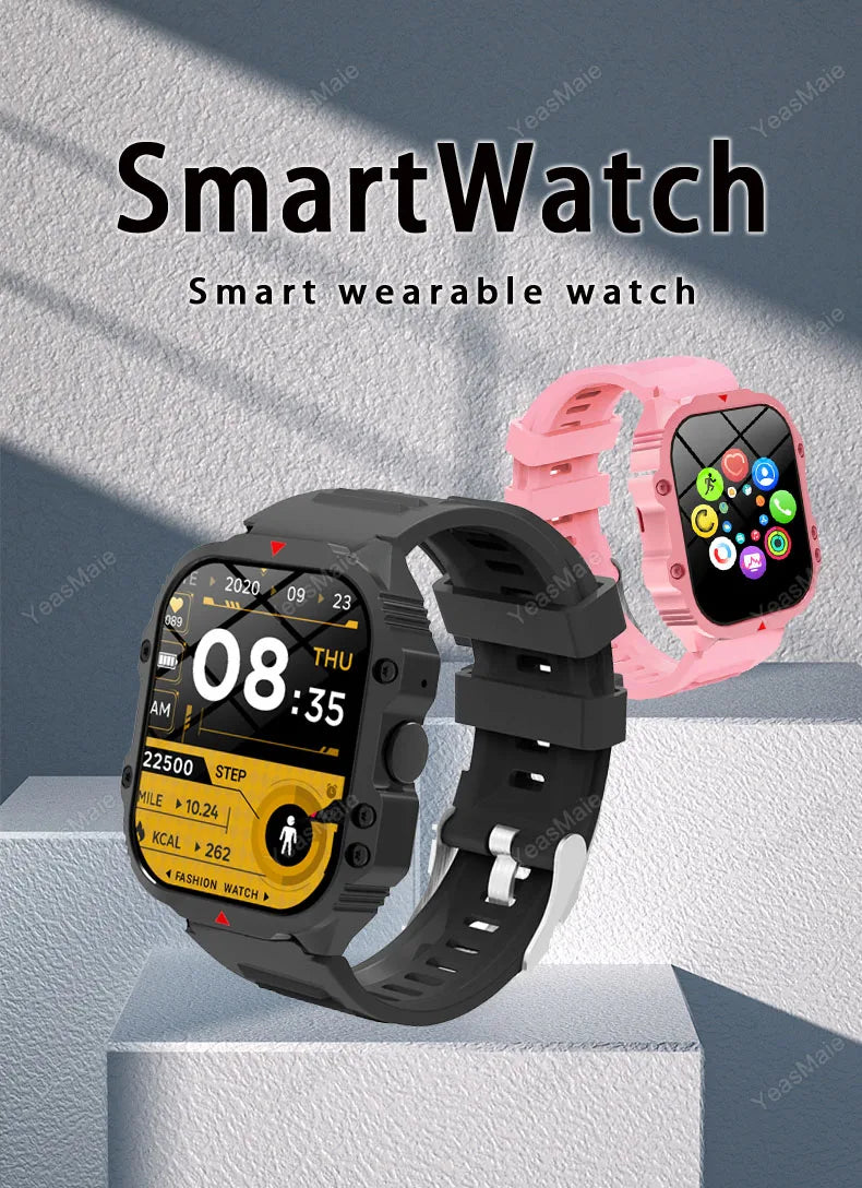 GPS Watch Tracker Outdoorsport Smart Watch Waterproof Phone Calls Heart Rate Monitor Weather Sync DIY Watch Faces Smart Bracelet