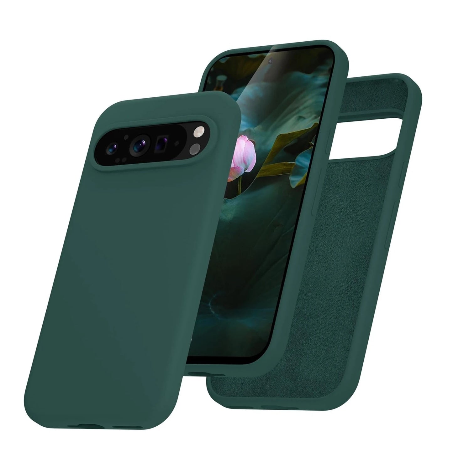 Fashion Liquid Silicone Case for Google Pixel 9 Pro XL 8A 7A 6A 5A Soft Skin Feeling TPU Cover for Google 6 7 8 9 Pro 8Pro 7Pro