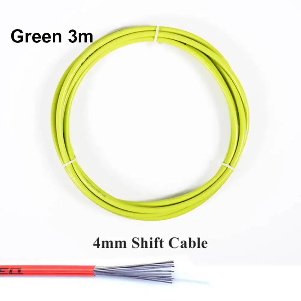 3m 4mm/5mm Bicycle Brake Cables Line Pipe Bike Shifters Derailleur Cable MTB Road Bike Shift Cable Wire Pipe High quality 6Color