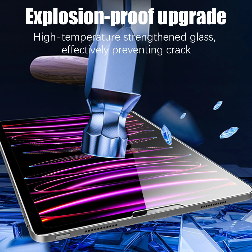 Tempered Glass For Ipad Pro 12.9 12 9 1st 2nd 3rd 4th 5th 6th Screen Protector For Ipad 12.9 2018 2020 2021 2022 Protective Film