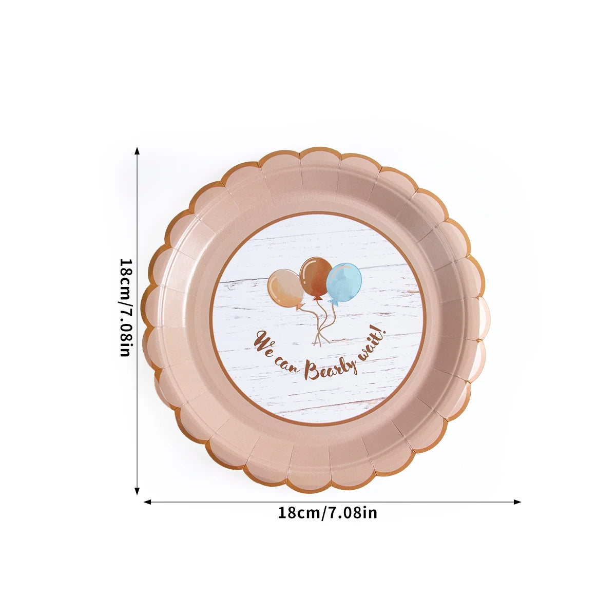Bear Happy Birthday Decorations Wall Backdrop Banner Paper Plate Cup Gift Bags for Baby Shower Supplies Bear 1st Birthday Decor