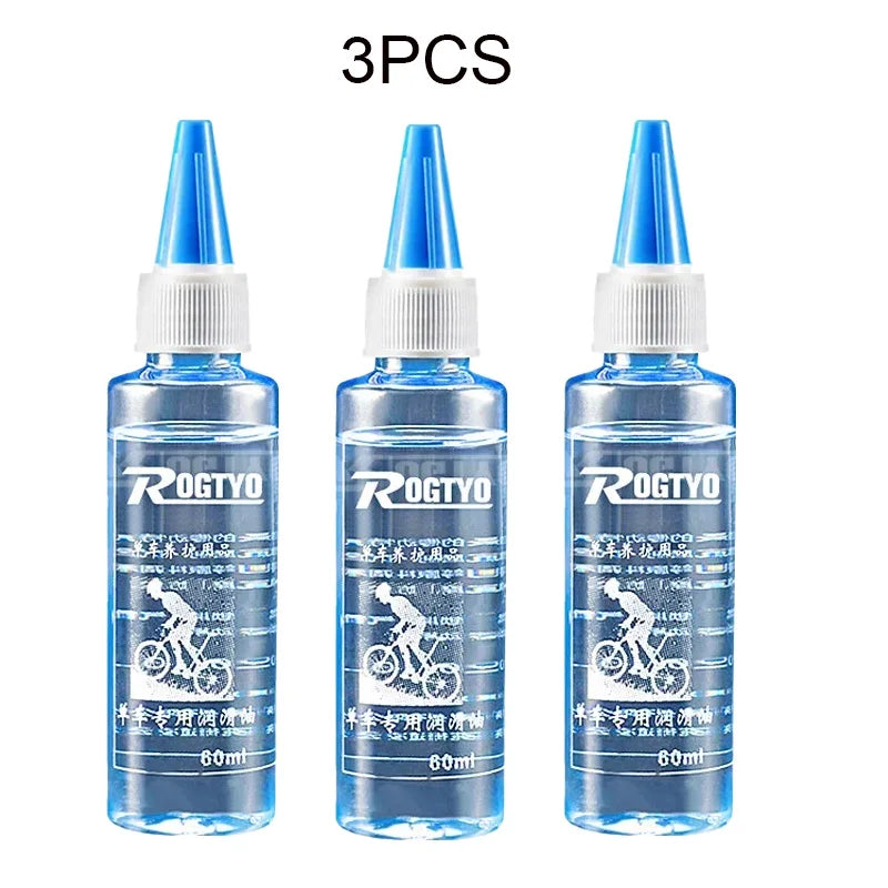 60ML Bicycle Chain Lubricant Dry Lube Chain Oil Long-Lasting Bike Chain Oil Waxy Maintenance Oil Squirt MTB Road Bike Accessorie