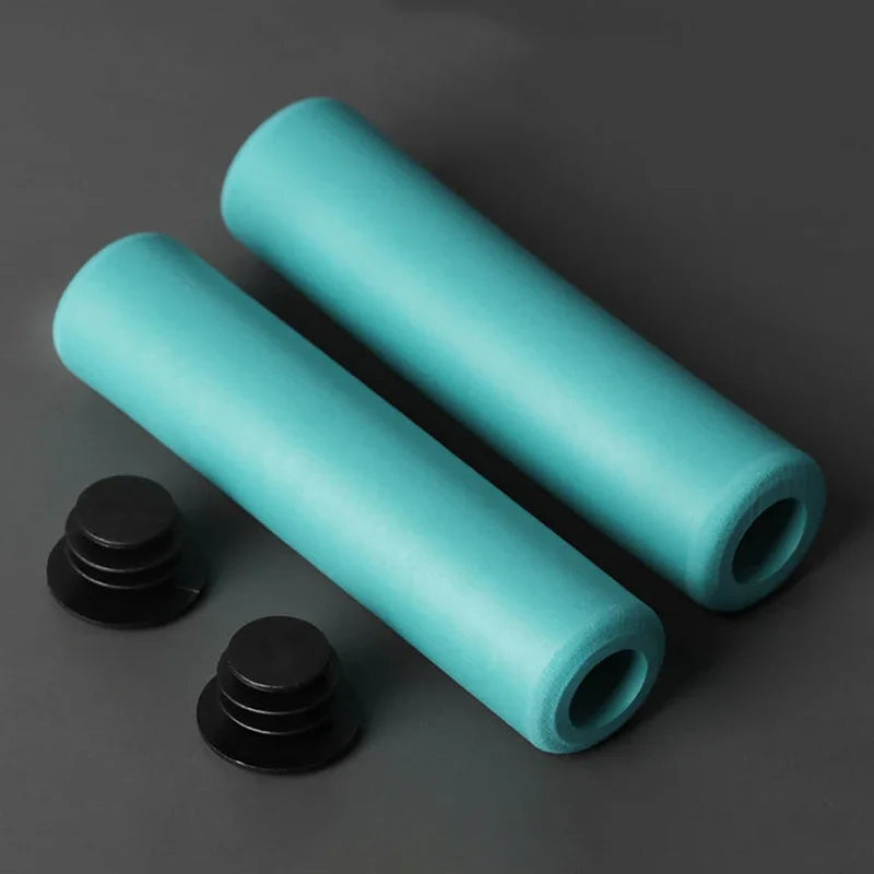 1 pair silicone Cycling Bicycle grips outdoor MTB mountain bike handlebar grips cover anti-slip strong support grips bike part