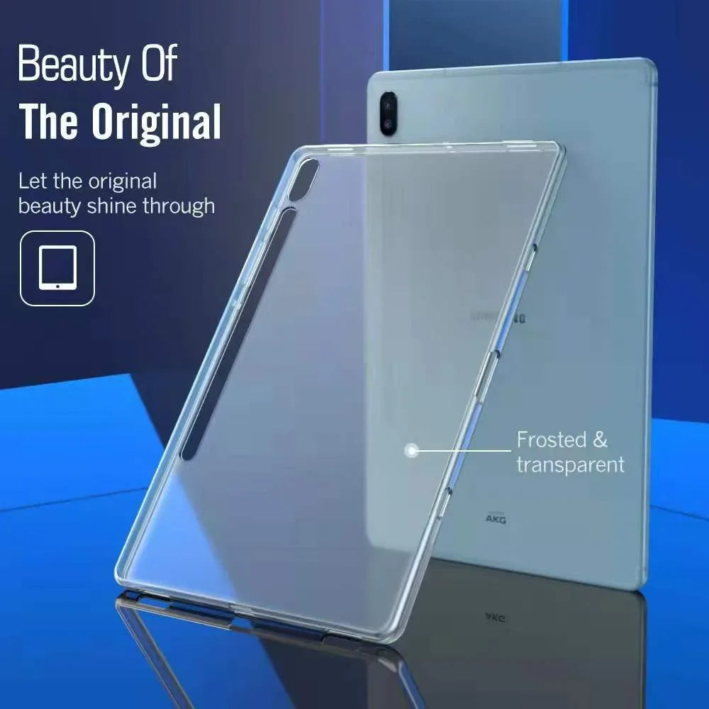 For Samsung Galaxy Tab S7/S8/S9 Plus Fe Case SM-T870 T970 T860 P610 T736 X800 X806 Cover Screen Protector for Tab S6 lite 10.4