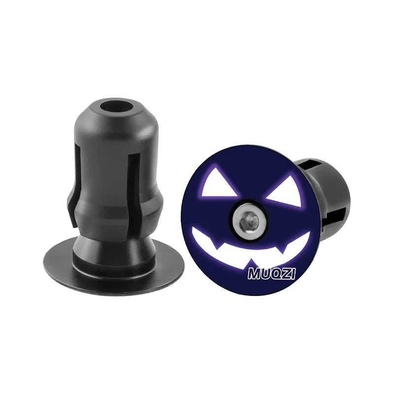 MUQZI Handlebar End Plugs MTB Road BMX Folding Bike Handle Bar End Cap Aluminum Alloy Handlebar Grip Cover Bicycle Accessories