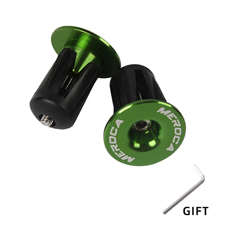 1 Pair Mountain Road Bike Handlebar End Plugs Aluminum Alloy Handle Bar End Cap BMX MTB Bike Grip Cover Bicycle Accessories