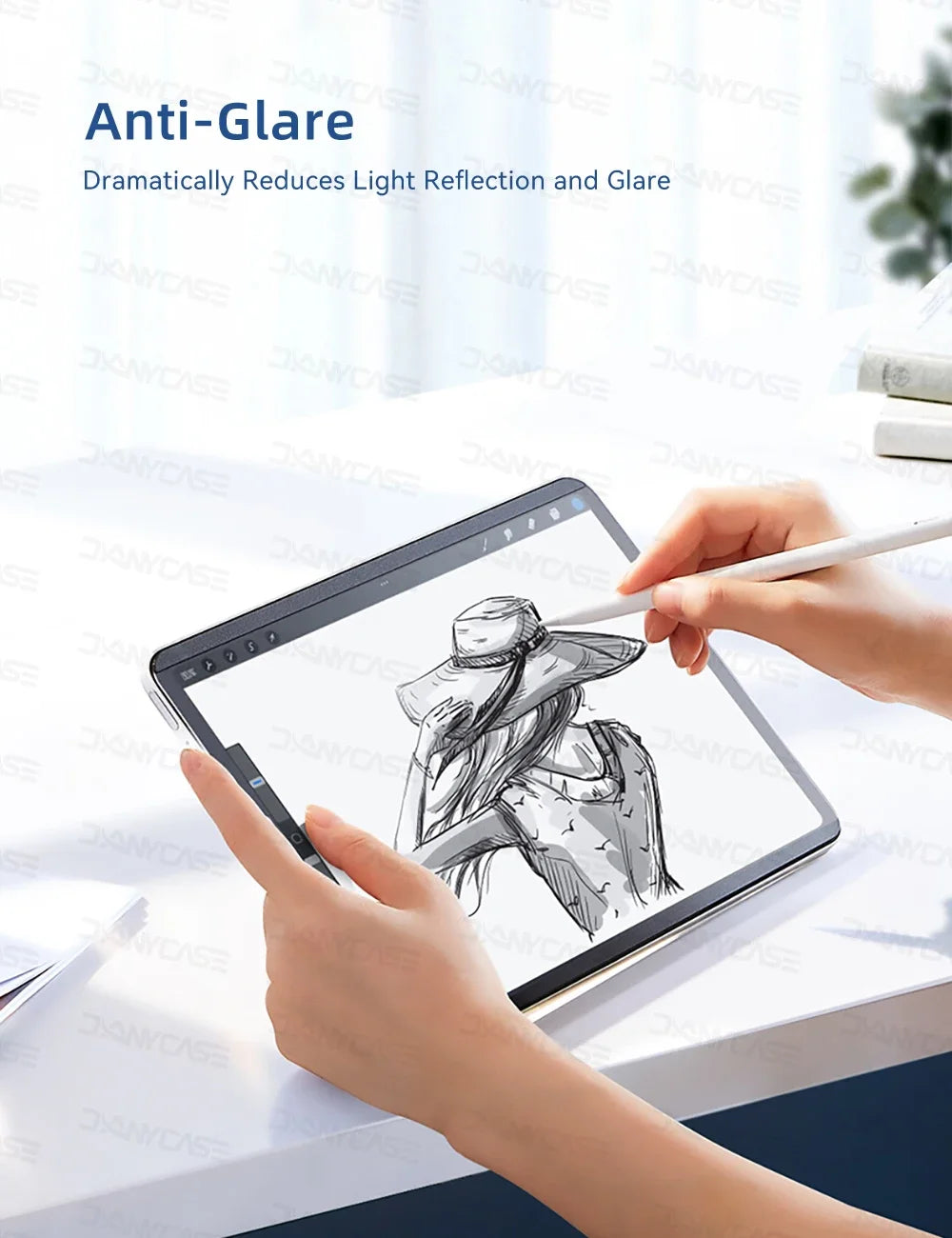 For 2024 iPad Air 11/13 M2 Magnetic Paper Feel Film for iPad Pro12.9 10th Air iPad 10.2 7th 8th 9th mini 4 5 6 Screen Protector
