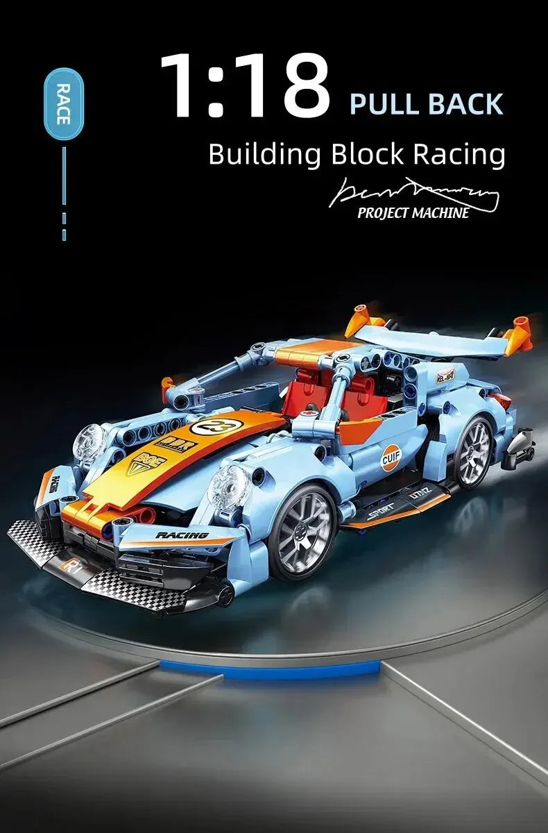 523pcs Building Blocks City Speed Car Festive Gift Giving Racing Vehicle with Super Racers Bricks Toys for Children Boy Gift523p