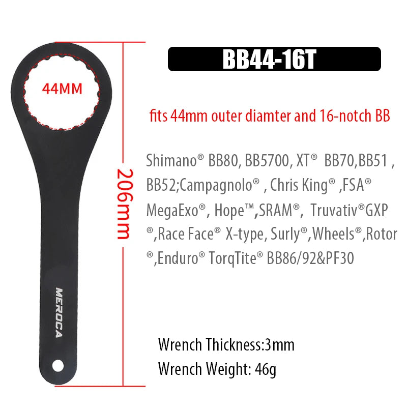 Bicycle Centerlock Lockring and Spacer Bike Center Lock Cover Wrench for 6 Bolt Disc Brake Rotor Wheelset Hub Aluminium Alloy