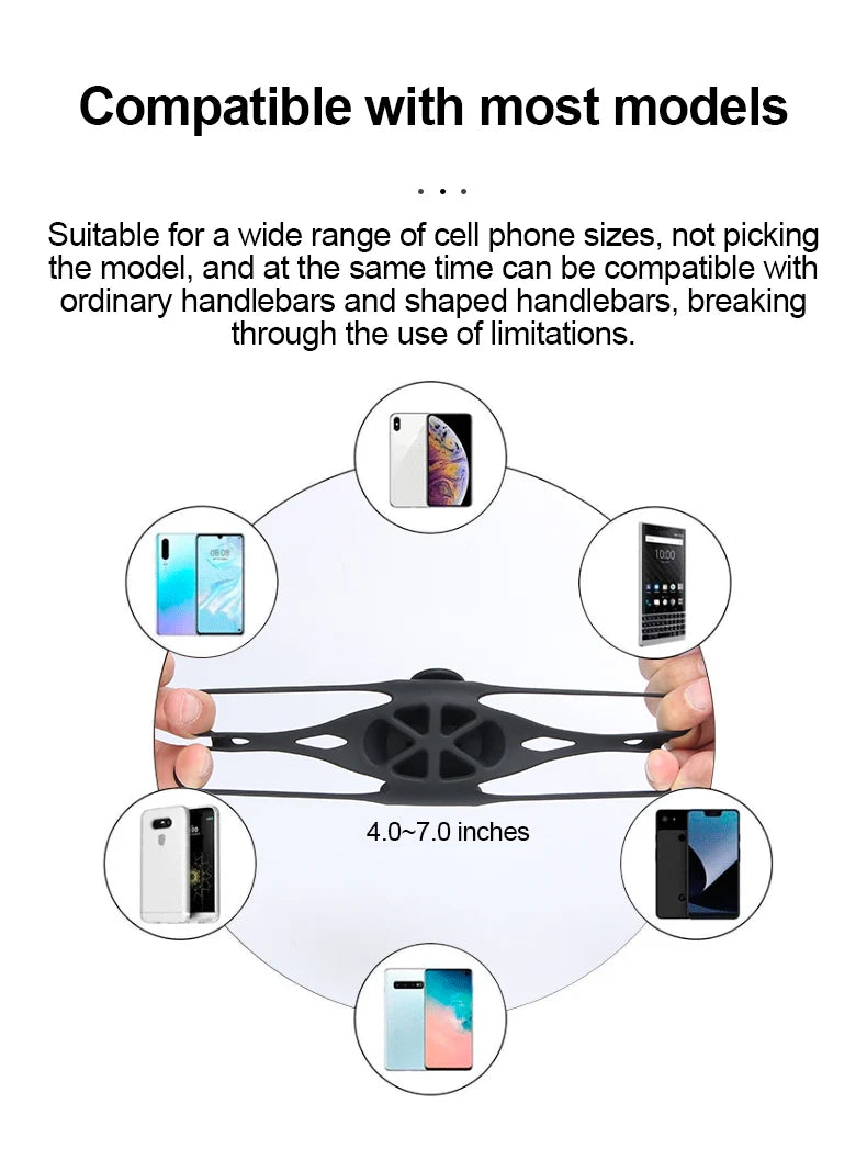 GUB Bicycle Dragonfly P9 Cell Phone Holder Road Bike MTB Silicone Mobile Phone Holder Normal Shaped Handlebar Universal