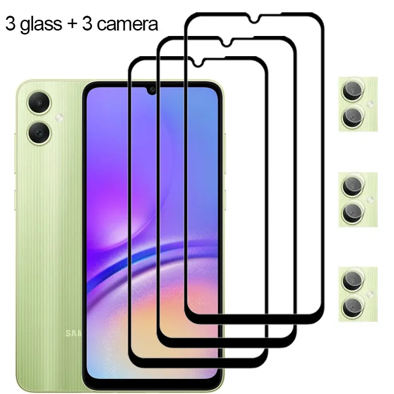 for Samsung S25 S24 Ultra S21 S22 S23 Tempered Glass for Samsung Galaxy A55 A56 A36 A14 A54 A52 A34 A35 A15 A16 Screen Protector For Samsung A55 Protection For Samsung S25 Ultra
