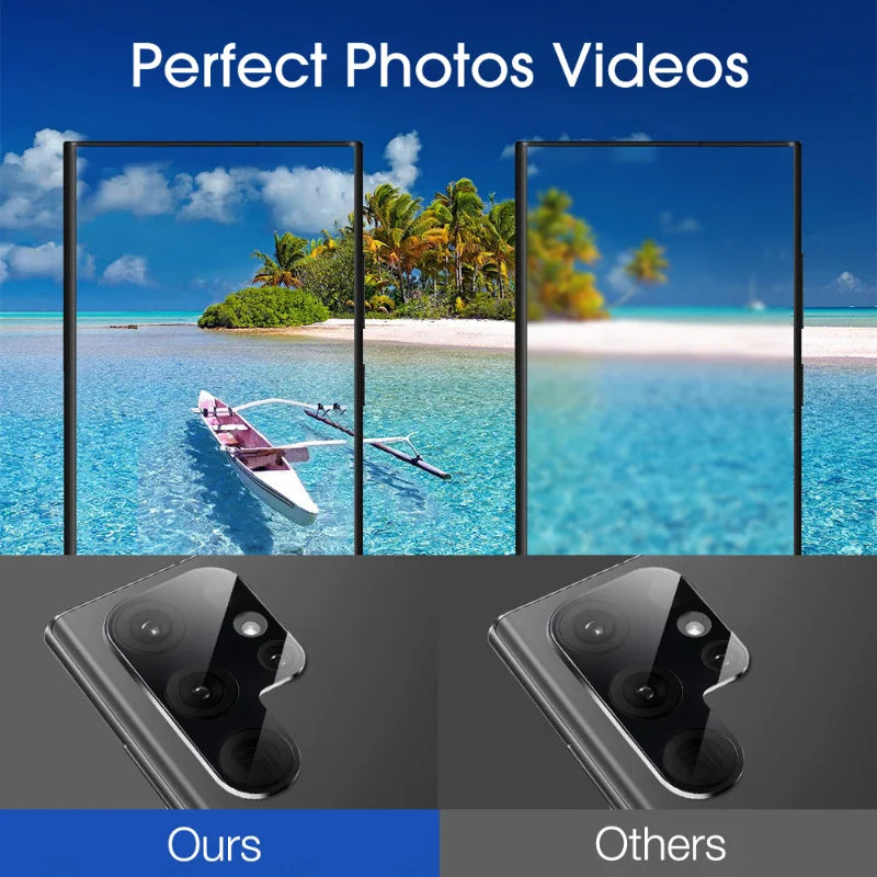 3D Camera Lens Protector For Samsung Galaxy S25 S24 S23 S22 Ultra Plus Back Camera Len Cover Tempered Glass Film For S23Plus
