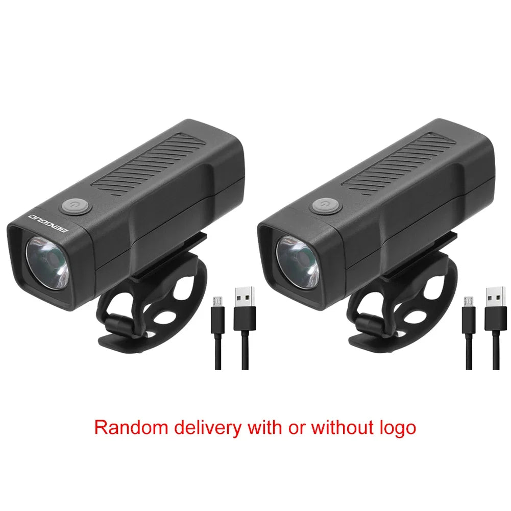 Bright Bicycle Light T6 LED Front USB Rechargeable MTB Mountain Bicycle Lamp 100LM Bike Headlight Flashlight Cycling Scooter