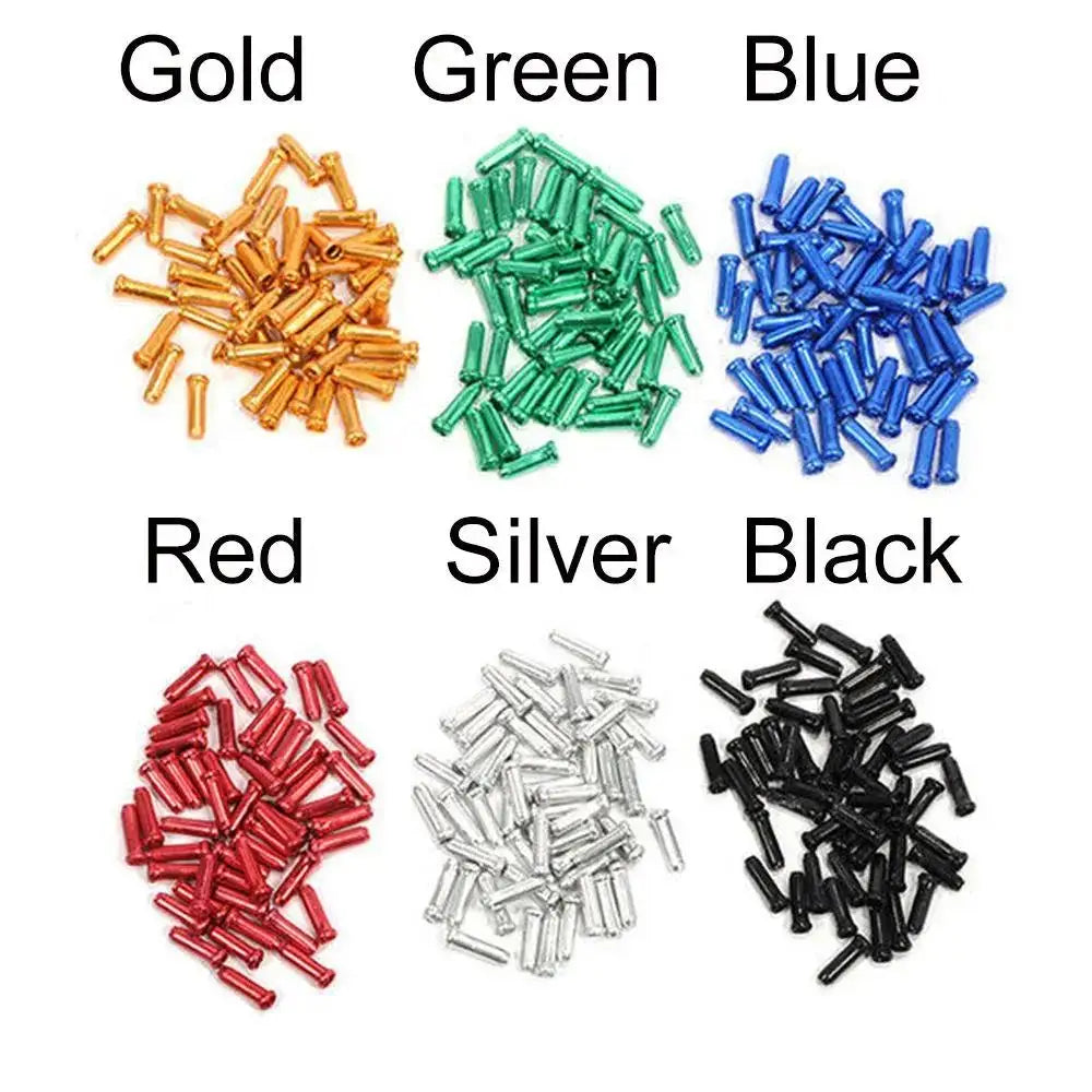 Bicycle Cable End Caps Bike Wire End Caps Brake Derailleur Shifter Cable Tips Crimps MTB Bike Bicycle Accessories