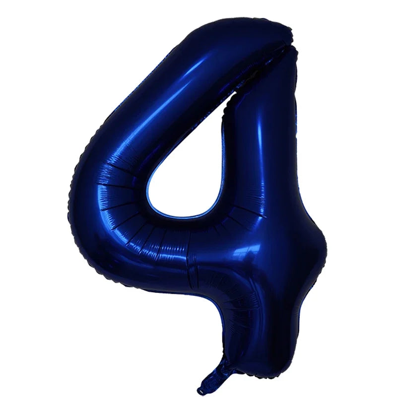 40inch Navy Blue Number Balloon Digital 0 To 9 Helium Balloons Birthday Party Decoration Inflatble Air Ballon Wedding Supplies
