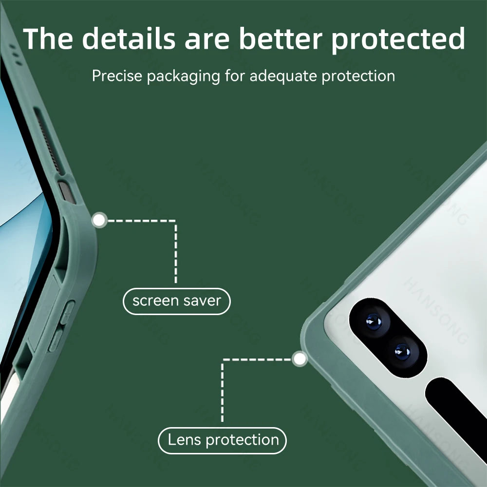 For Samsung Galaxy Tab Case for Samsung Tab A8 10.5 S6 Lite 10.4 S7 S8 S9 11 Cover for S7 Plus S7 FE S8 Plus S9 Plus 12.4 Case