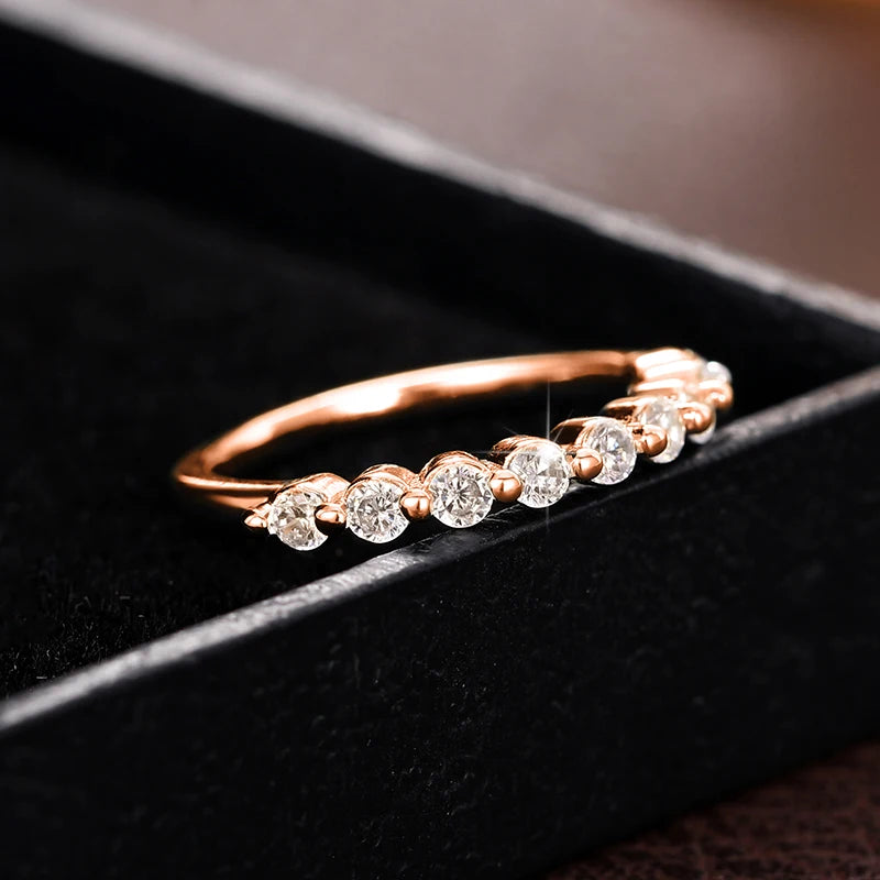 Cubic Zirconia Thin Rings for Women Wedding Engagement Accessories Minimalist Female Rings Statement Jewelry Drop Ship