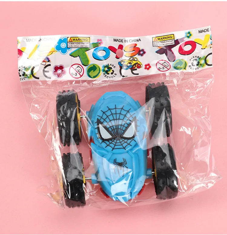 Kids Spider Dump Truck Inertia Car 360 Degree Impact Resistant Double Sided Car Children's Puzzle Toys Student Prize Gifts