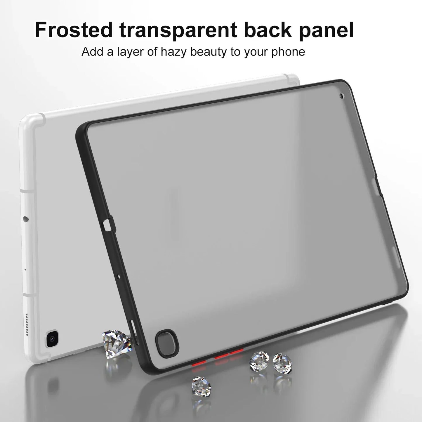 Matte Case For Samsung Galaxy Tab A9 Plus X210 S6 Lite 2024 P620 S7 FE S8 S9 S10 Plus X810 A8 10.5 A7 Lite Tablet back Cover