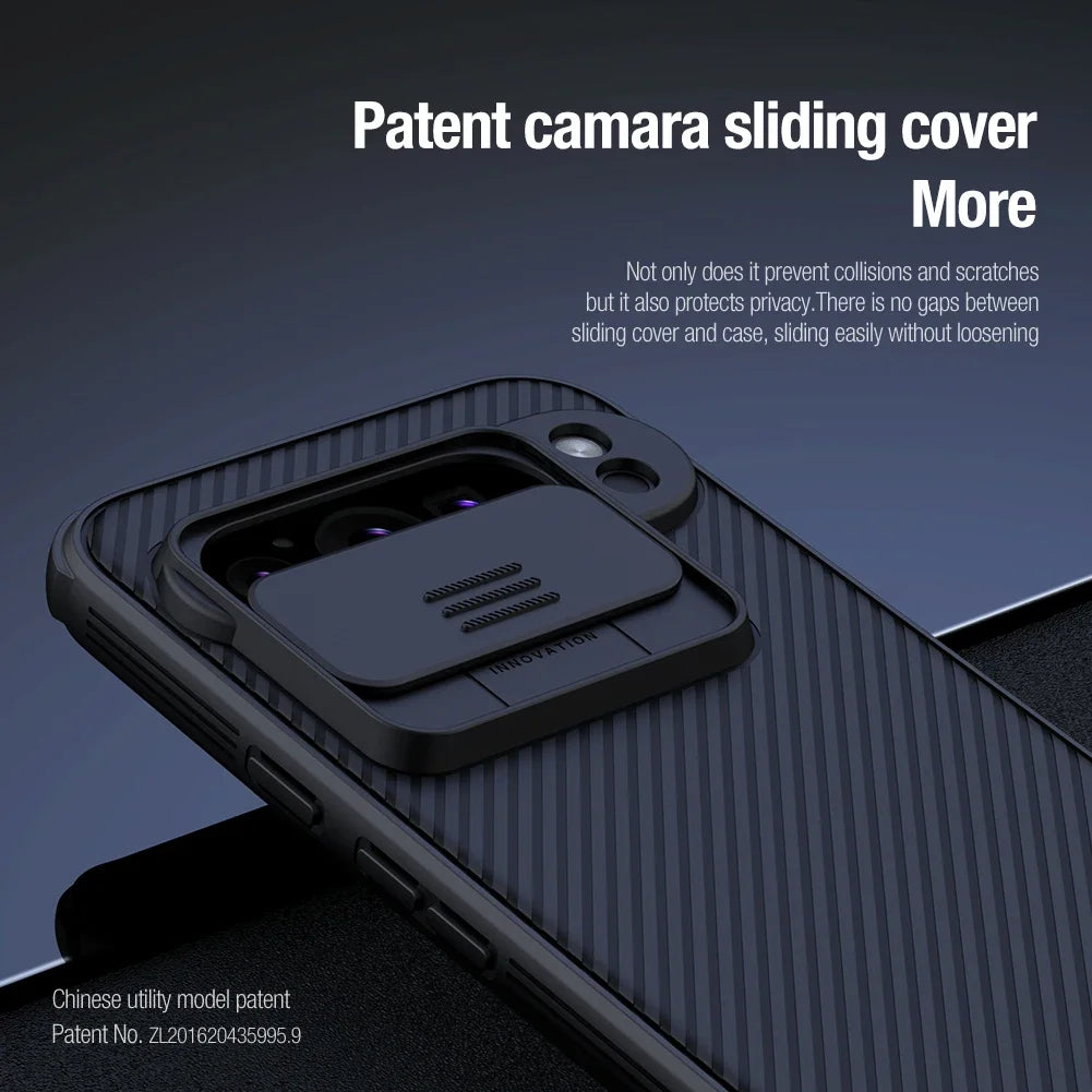 Nillkin For Google Pixel 9 Pro XL Pixel 9 Pro CamShield Pro Case with Slide Camera Cover Protector Hard PC+TPU Cover