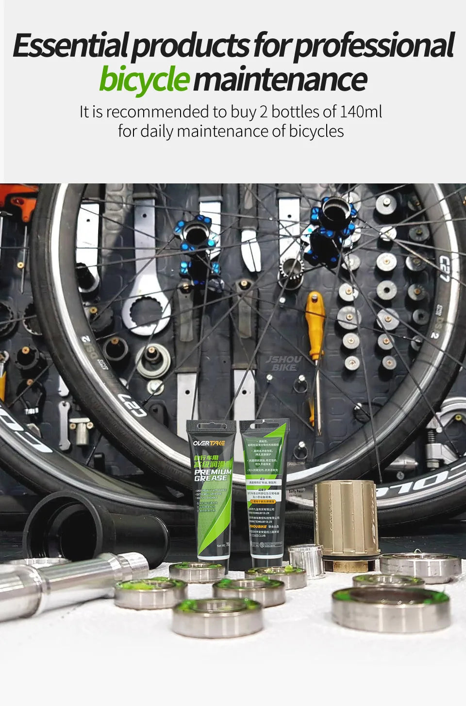 Bicycle grease Green applesause Bearing Grease Hub BB Lubricants Oil Lubricant Lube Lipid Elements for Shimano Sram