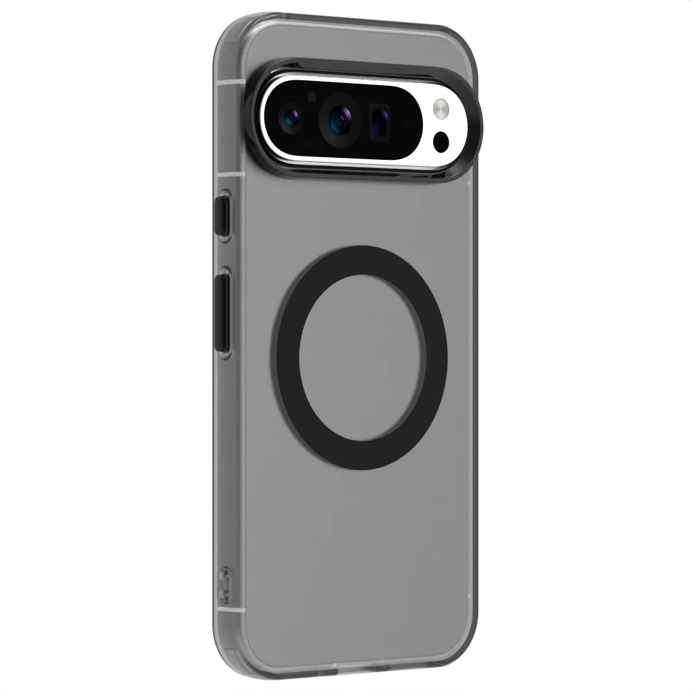 Matte Clear Magnetic Wireless Charging Armor Magsafe Case For Google Pixel 9 8 Pro XL 8A Military Shockproof Candy Color Frosted