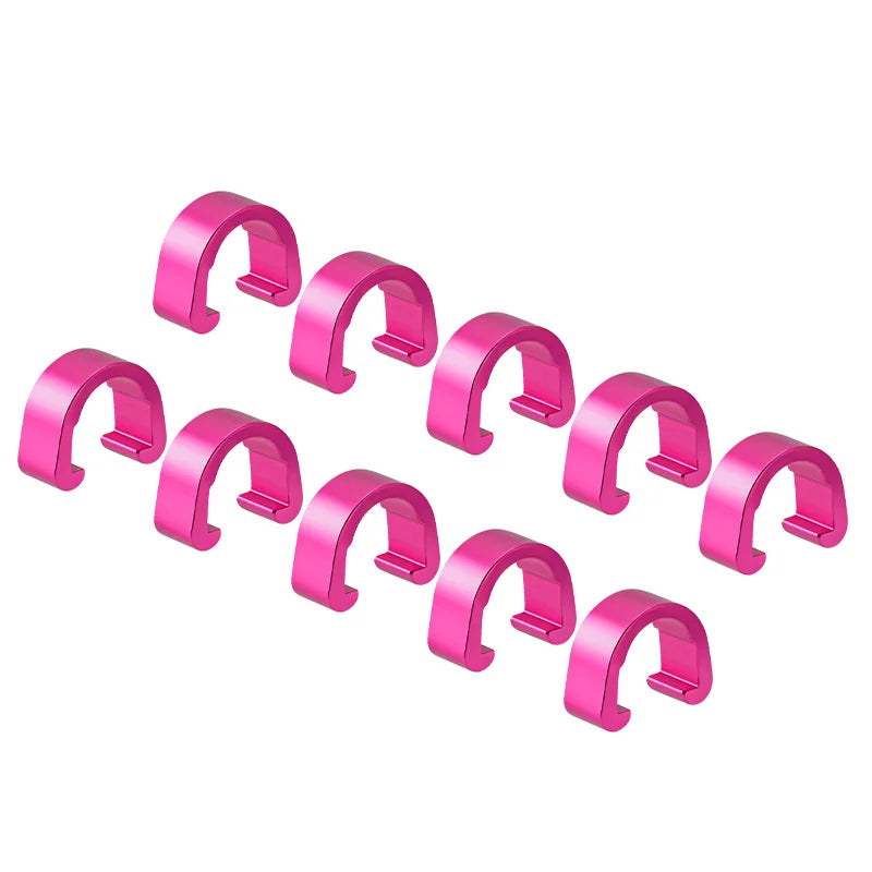 MUQZI 10Pcs MTB Bike Bicycle Frame U Buckle For Brake Cable Housing Hose Tube Shifter Cable Guides Button Fixed Tubing Clips