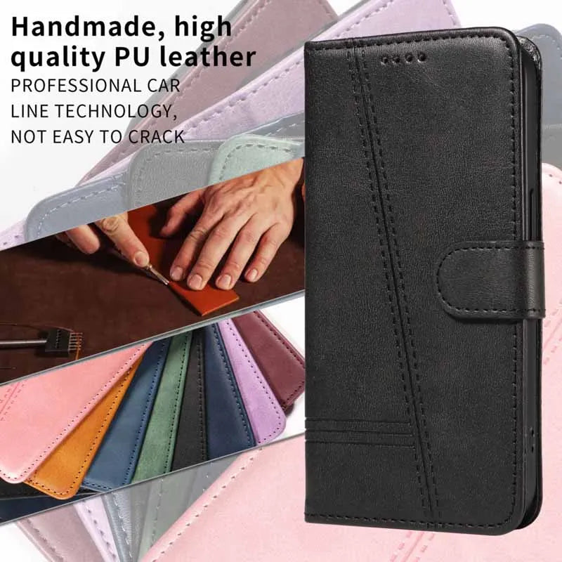 Wallet Case For Samsung A15 A25 A35 A55 5G Flip Leather Stand Card Book Coque for Galaxy A05 A05S M15 M35 M55 M 35 Phone Cover 