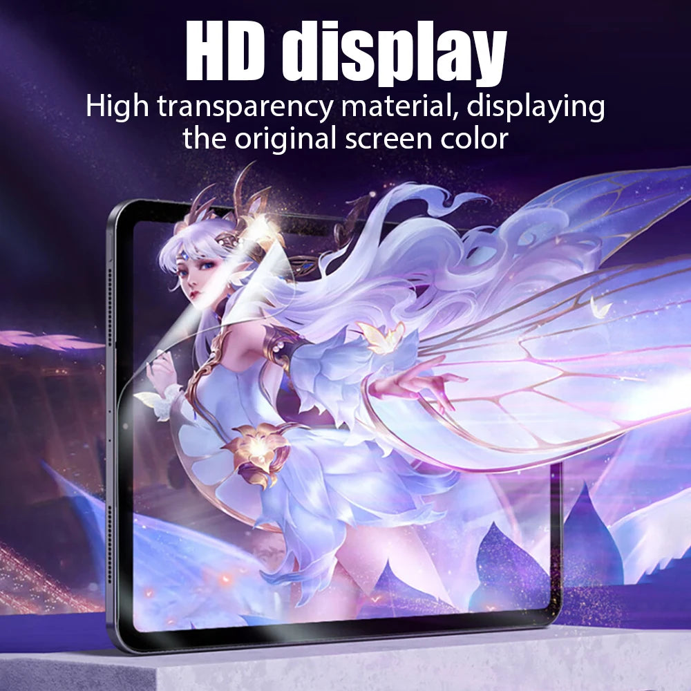 Hydrogel Film For Ipad Pro 11 13 M4 M2 12.9 Air 5 4 3 2 Screen Protector For Ipad 10 9 10th 9th Generation Mini 6 10.2 10.9 2024