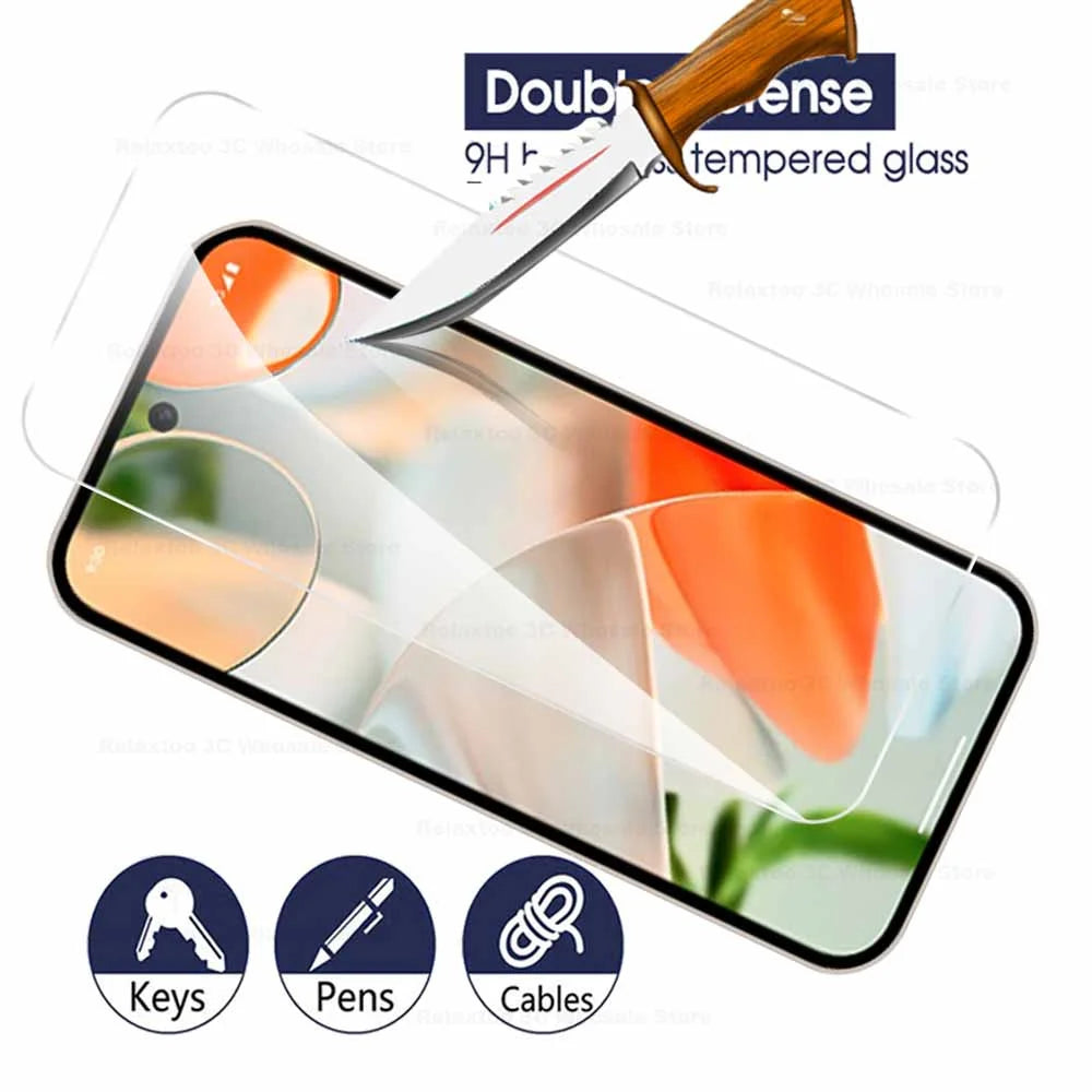 For Google Pixel 9 Pro XL 8a 8 7a 6A 6 6Pro 2PCS Tempered Glass Screen Protector Pixel7 A Pixel9 Pixel 9Pro 8Pro Protecive Glass