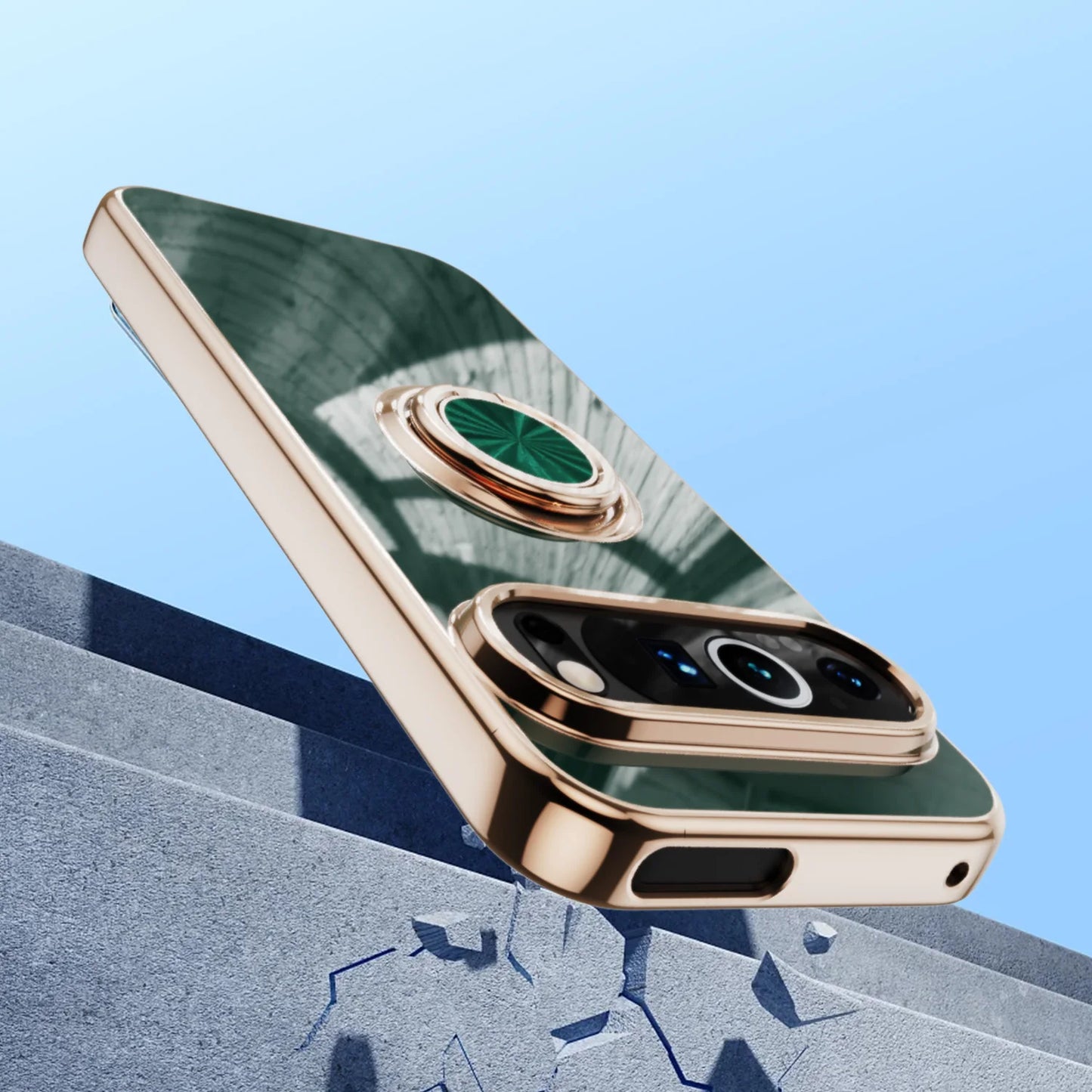 Flexbile Shockproof Plating Ring Holder Phone Case For Google Pixel 9 Pro XL 8A 8 Pro Cover Stand Back Shell Capa Funda Coque