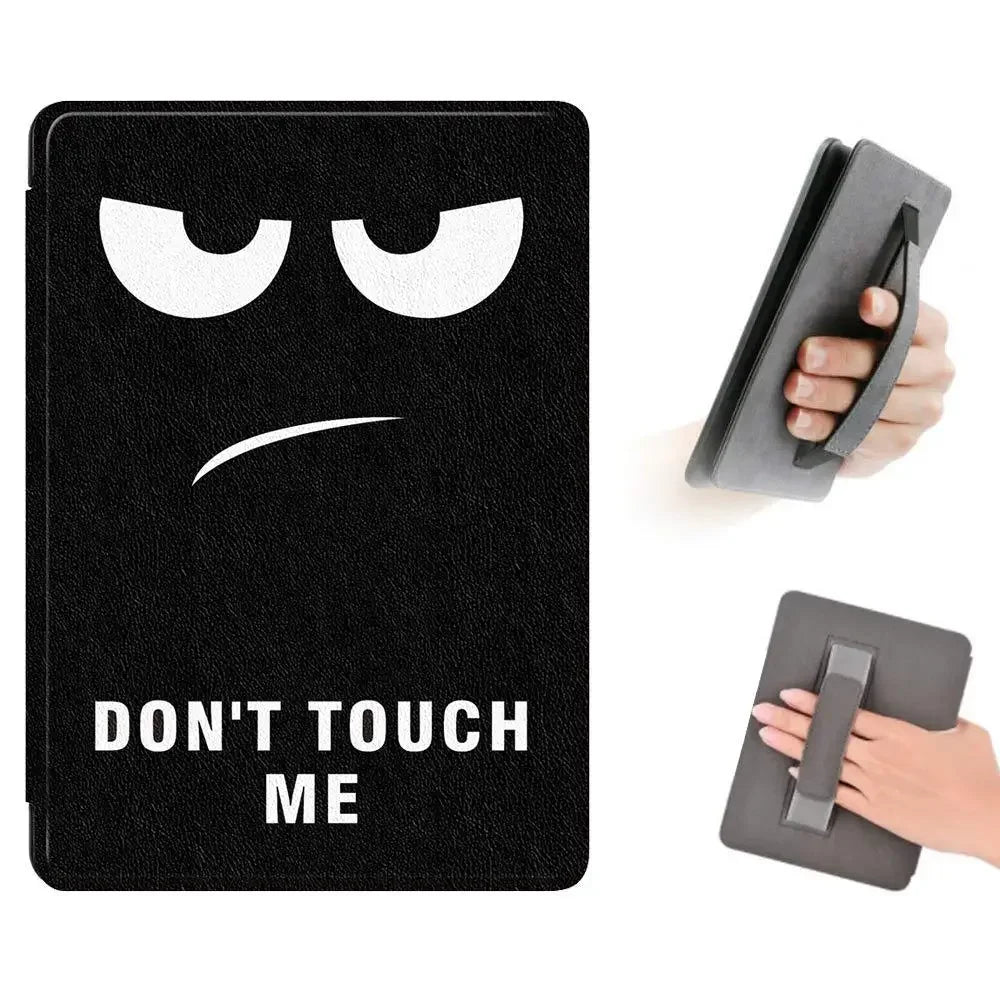 For Kindle 11th Generation 2024 Case 6'' with Hand Strap Kindle 6 inch Case Ebook C2V2L3 Auto Wake Sleep Cover PU Leather Funda